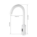 DecorBites™ Automatic Sensor Bathroom Faucet, Solid Brass, Water Saving, Touch-Free Electric Tap