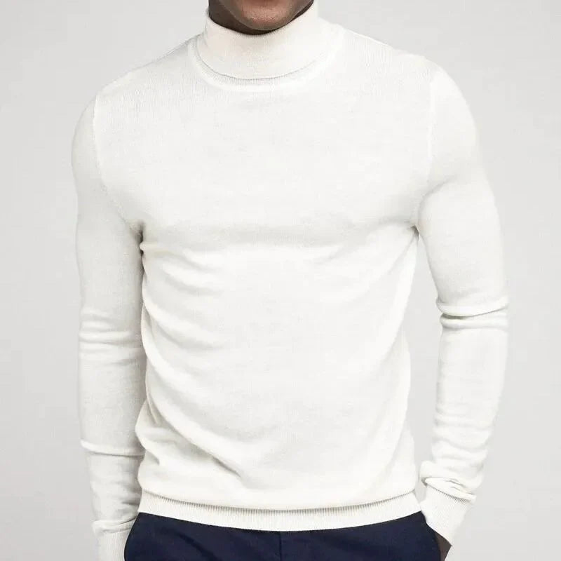 Men's Solid Color Cashmere Sweater
