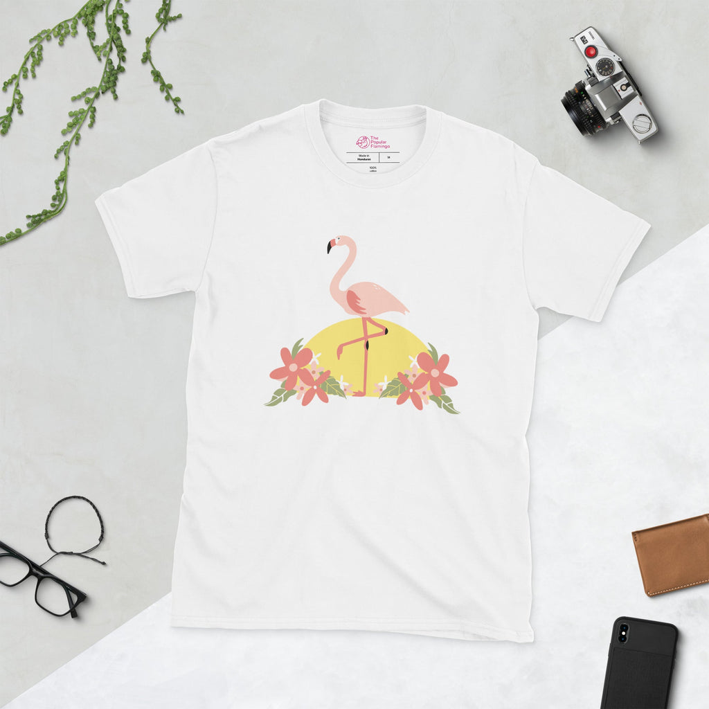 Flamingo Flower T-Shirt