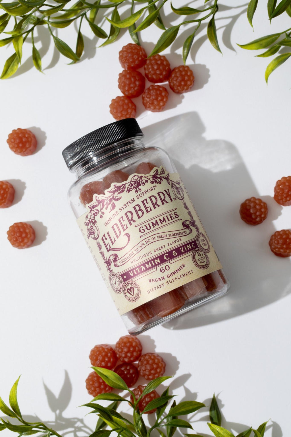 Elderberry Gummies with Vitamin C & Zinc
