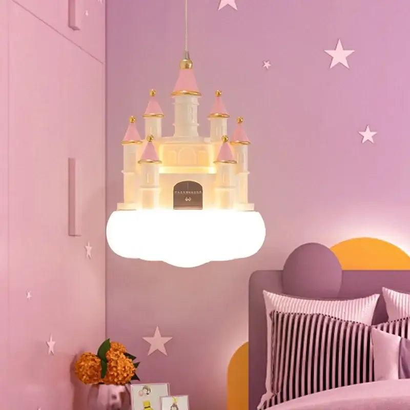 DecorBites™ Castle Kids Chandelier LED Light for Bedroom Decor